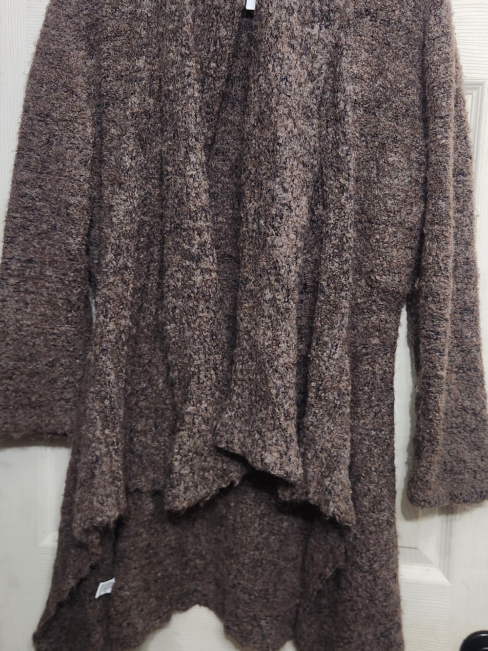 Women's Open-Front Knit Cardigan - Brown